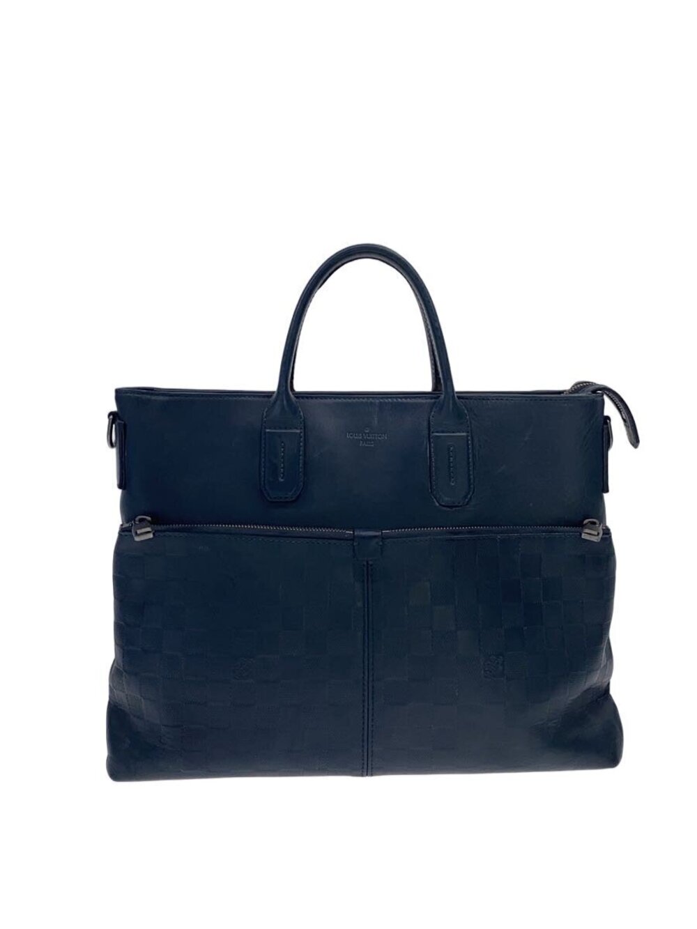 LOUIS VUITTON Infini Leather Navy Blue